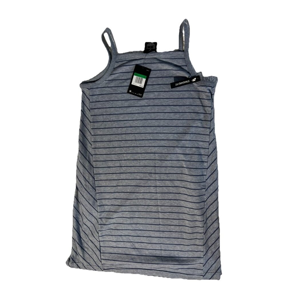 Nike Ashen Slate Diffused Blue Stripe Dress Girls Size Extra Large